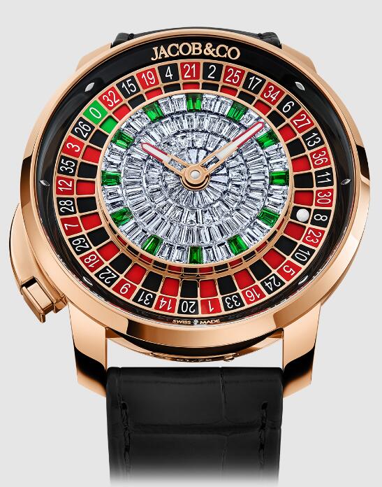 Jacob & Co CASINO TOURBILLON BAGUETTE DIAMONDS Replica watch CA100.40.AB.BA.ABALA